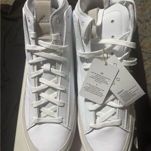 Adidas Znsored Hi Prem Leather Sneakers in White